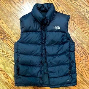 The North Face Mens black Puffer Vest-retro